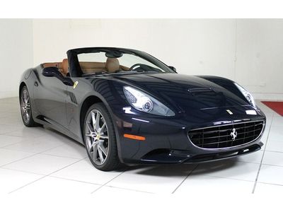 2011 ferrari approved cpo california, blue pozzi/cuoio