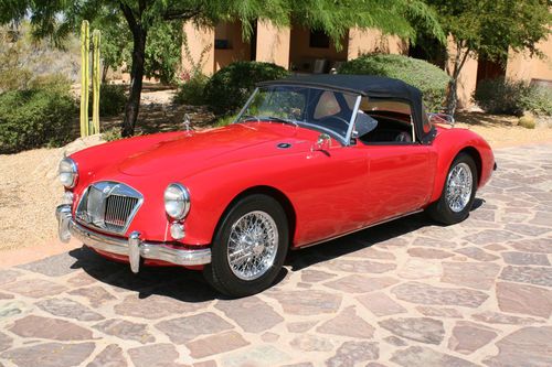 1962 mga mkii convertible original red/black. runs and drives very well!