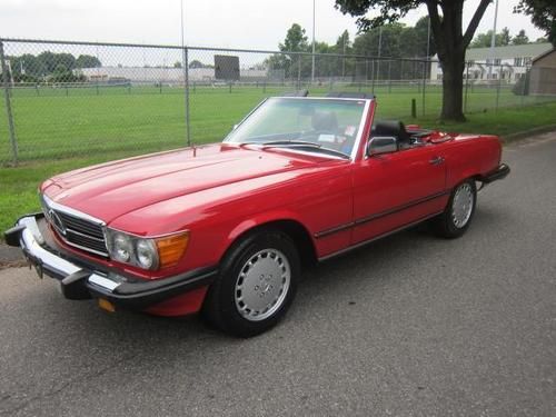 1986 mercedes benz 560sl 1 owner 15848 miles