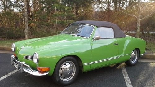 Vw karmann ghia convertible 1971 volkswagen