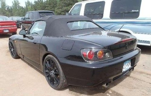 2005 honda s2000 clean title repairable black on black runs and drives ap2 ap1