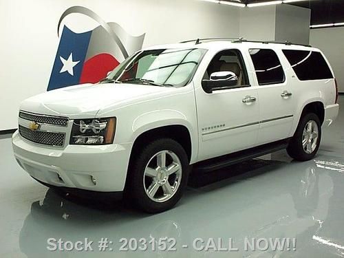 2011 chevy suburban ltz 4x4 sunroof leather nav dvd 33k texas direct auto