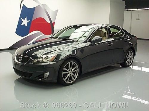 2008 lexus is250 climate seats sunroof nav rear cam 62k texas direct auto