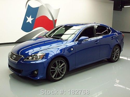 2012 lexus is250 f-sport auto sunroof heated seats 12k texas direct auto