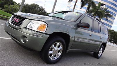 2003 gmc envoy xl slt leather third row clean carfax tri zone climate control!