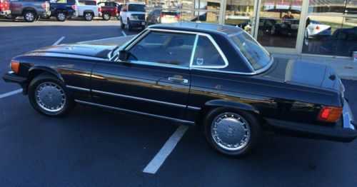 1989 mercedes benz 560 sl roadster black near mint condition no reserve