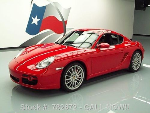 2007 porsche cayman s 6-spd heated leather xenons 9k mi texas direct auto