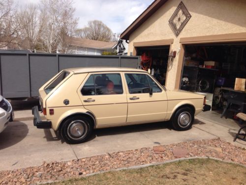 1981 vw rabbit ls, diesel, 2owner, low miles, no rust!