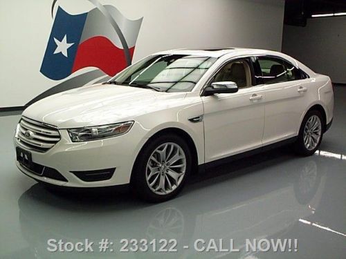 2013 ford taurus ltd leather sunroof nav rear cam 12k texas direct auto