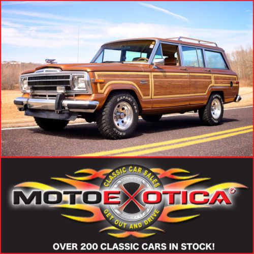 1986 jeep amc wagoneer - california truck - 360 v8 - ac - 4x4 - very original!