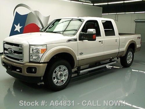 2012 ford f-250 king ranch 4x4 diesel fx4 sunroof nav! texas direct auto