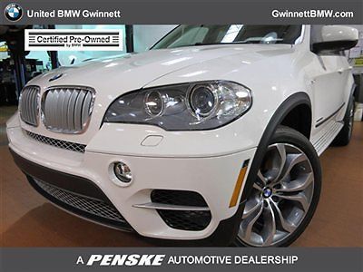 Xdrive50i low miles  4.4l 8 cyl alpine white/cinnamon