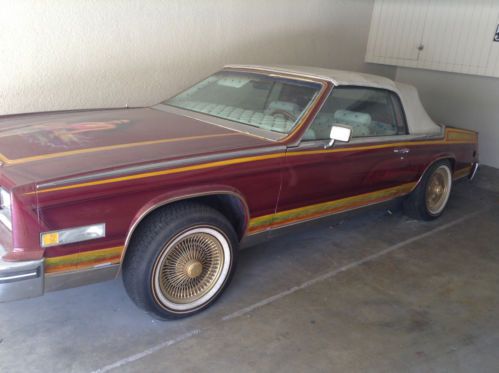 1984 cadillac eldorado biarritz convertible 2-door 4.1l