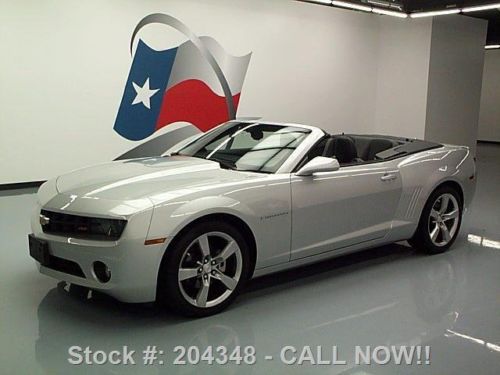 2011 chevy camaro 2lt convertible rs hud 20&#034; wheels 6k texas direct auto