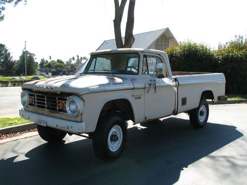 1967 dodge w-200 power wagon camper special