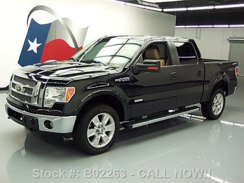 2011 ford f150 lariat crew 4x4 ecoboost rear cam 61k mi texas direct auto