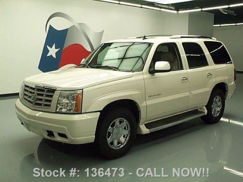 2006 cadillac escalade heated leather sunroof nav 49k texas direct auto