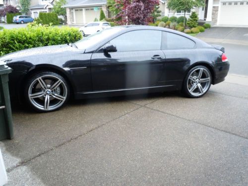 2006 bmw 650i coup black/black, low miles - $23800 (renton highlands)