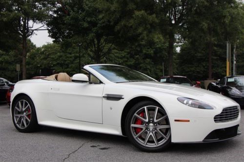 2012 aston martin vantage rdstr s-ext warranty,ft sensors,prem sound,sat radio!