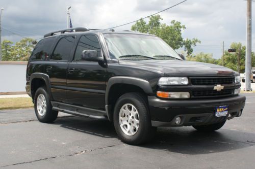 Z71 4x4 tahoe leather sunroof navigation alloys third row dvd heated seats