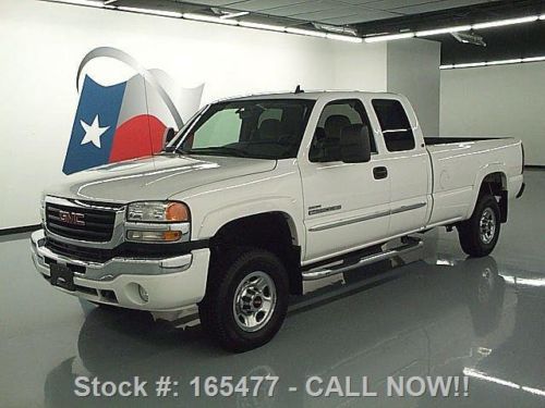 2007 gmc sierra 2500 hd sle ext cab longbed diesel 44k texas direct auto