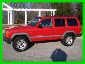 1998 jeep cherokee ,  manual trans,  no reserve, 4x4,