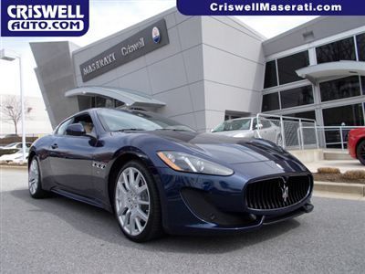 New 2013 maserati gran turismo coupe sport alcantara nav leather blue v8 exotic