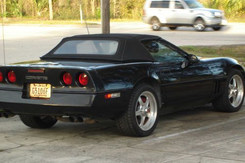 1990 chevrolet corvette convertible  no reserve!