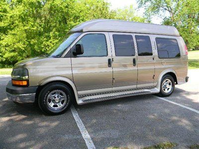 2003 chevy 1500 high top leather conversion.doors both sides..1 owner &amp; amazing