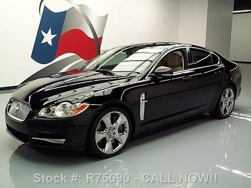 2010 jaguar xf supercharged sunroof nav rear cam 20's!! texas direct auto