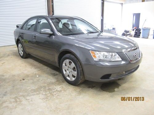 2010 hyundai sonata gls wrecked salvage repairable rebuildable damaged damage