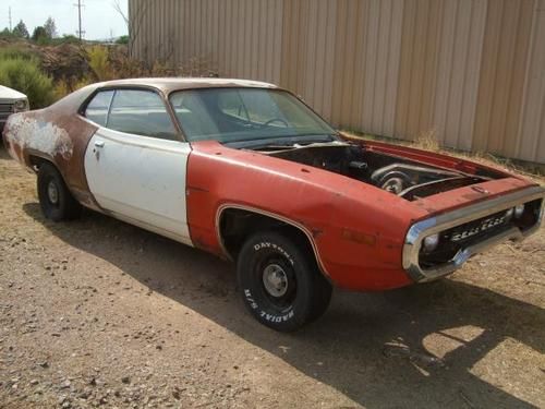 1972 plymouth gtx road runner project u-code 440 automatic - rare mopar