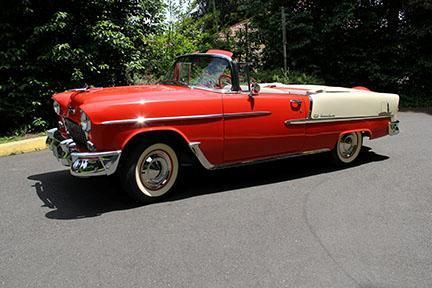 1955 chevrolet bel air convertible. frame-off restoration. see video