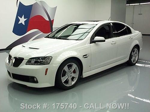 2009 pontiac g8 gt v8 htd leather sunroof xenons 63k mi texas direct auto