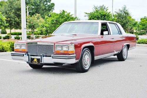 Absolutley beautiful 1988 cadillac fleetwood brougham just 55206 miles stunning