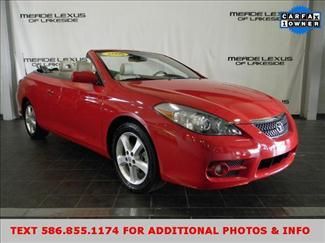 2008 toyota camry solara se leather convertible jbl audio bluetooth 6cd