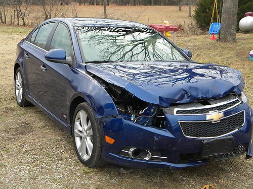 2012 chevrolet cruze ltz rs repairable sedan 4-door 1.4l turbo salvage wrecked