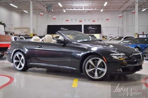 2008 bmw 6 series 650i convertible, head-up, navi, sport and cold pkg,prem sound