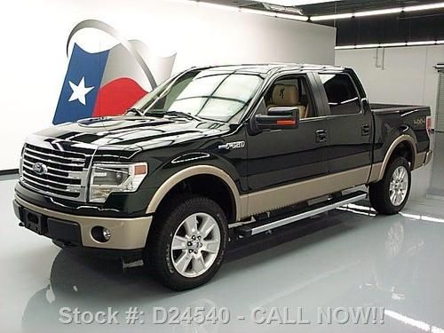 2013 ford f-150 4x4 lariat supercrew sunroof nav 7k mi texas direct auto