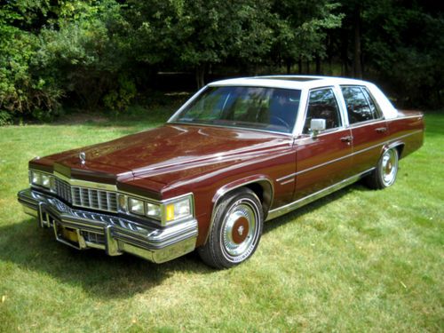 1977 cadillac fleetwood brougham 11k original miles clean rust free beautiful