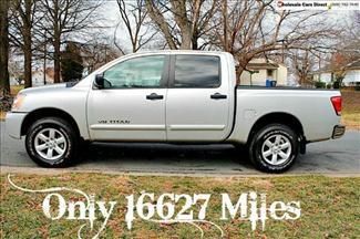 Used nissan titan sv crew cab automatic 4x4 pickup trucks 4wd truck we finance