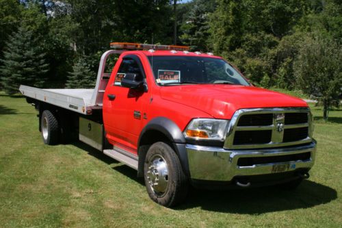 2011 dodge 5500 flatbed car hauler