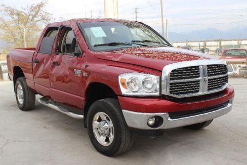 2009 dodge ram 2500 quad cab 4wd damaged salvage runs! priced to sell wont last!