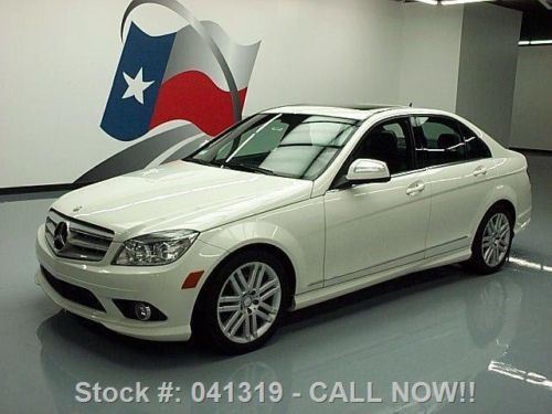 2009 mercedes-benz c300 sport 3.0l v6 auto sunroof 41k texas direct auto