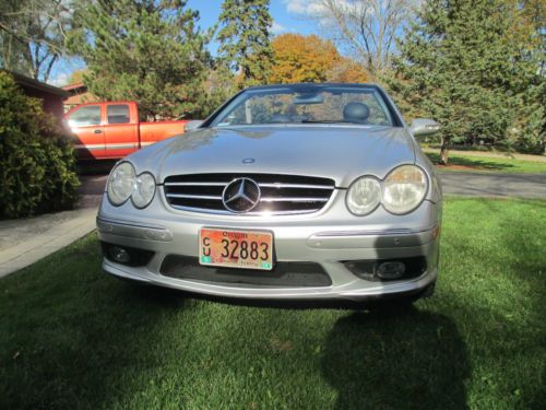 2005 mercedes benz clk 500 convertible amg chrome wheels west coast car