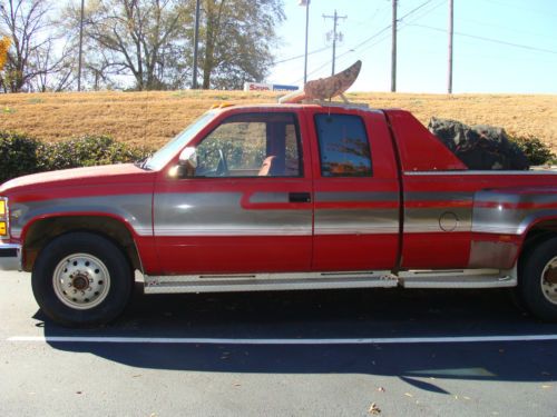 1992 chevrolet c3500 cheyenne extended cab pickup 2-door 7.4l