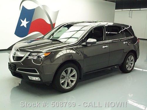 2012 acura mdx advance awd sunroof vent leather nav 24k texas direct auto