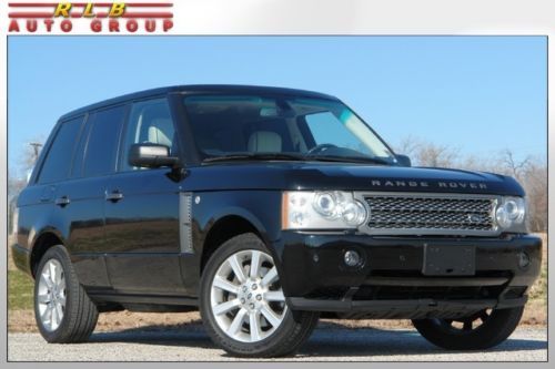 2007 range rover supercharged low miles! immaculate! ivory with black piano wood