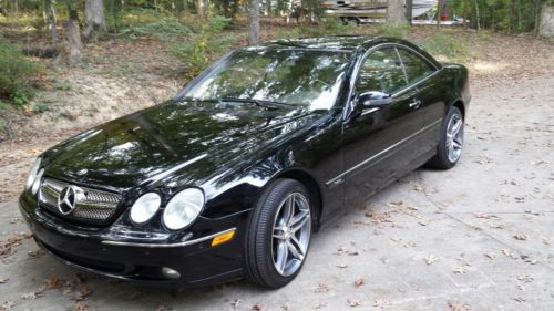 2002 mercedes cl600 black on black, loaded, nice car! amg wheels!