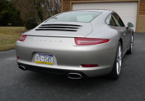 2012-1/2 porsche 911 carrera coupe - type 991 (not 997) - 7-speed - low miles